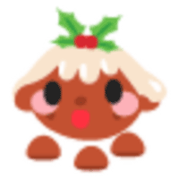 Christmas Pudding Pup Sticker - Ultra-Rare from Fire Dimension Sticker Pack